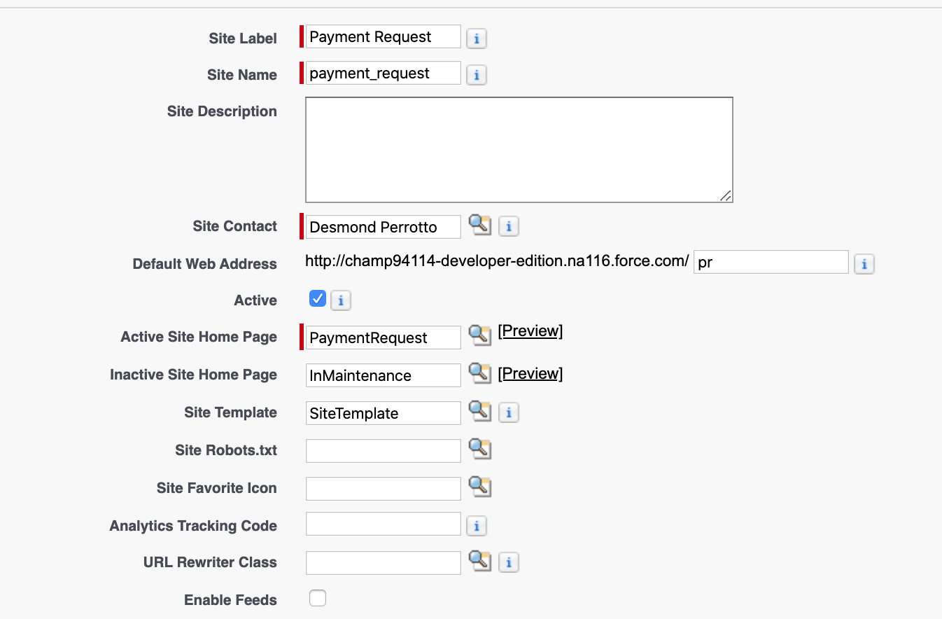 Using the new Payment Request 2.0 with Custom Visualforce Pages